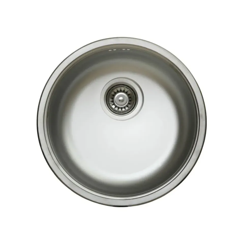 Samet lavello cucina tondo inox 43,5 cm da incasso