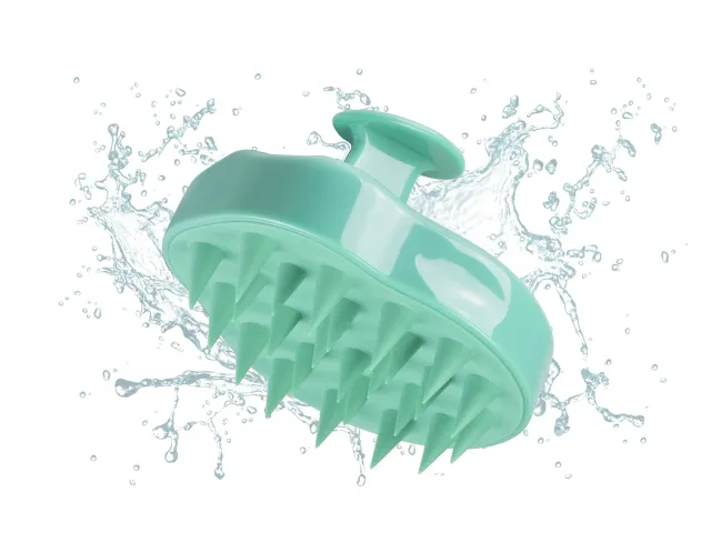 Beper C301ABE002 spazzola massaggiatore cuoio capelluto silicone