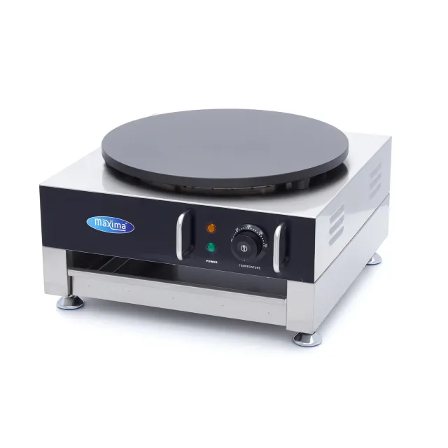 Maxima Crepiera Professionale 40 cm Ghisa Antiaderente 300°C