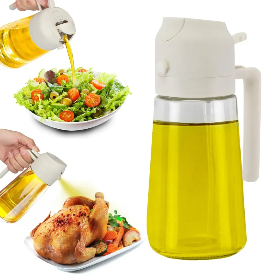 Beper Spruzzino Olio 2in1 Vetro 480 ml Spray Beccuccio