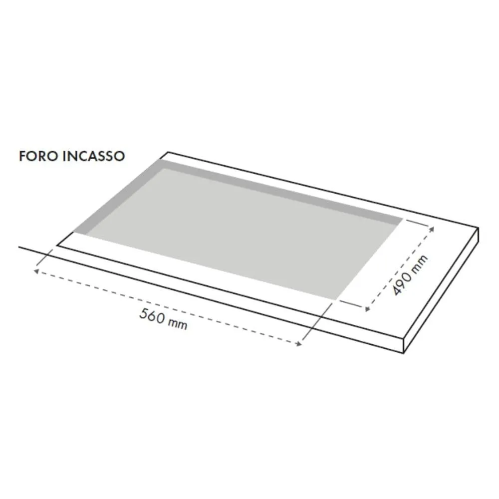 Samet Maciste70 piano cottura gas 5 fuochi inox 70 cm