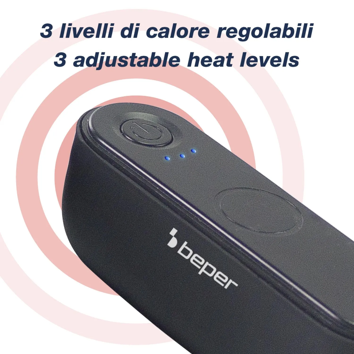 Beper P203TFO050 scaldamani ricaricabile magnetico 3 livelli
