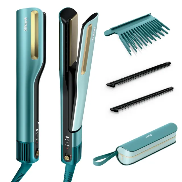Shark SilkiPro Straight HT401EUBL piastra verde acqua