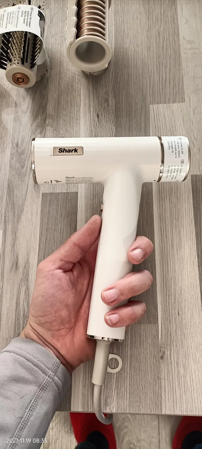 Shark SpeedStyle HD334EU phon bianco 5 styler lisci