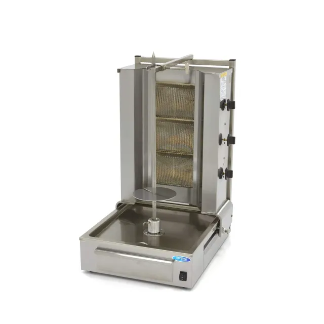 Pizza Maxima Döner Kebab 3 Bruciatori Gas Grill 40 kg