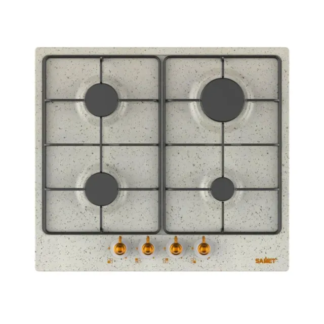 Samet Diomede piano cottura gas 60 cm avena 4 fuochi