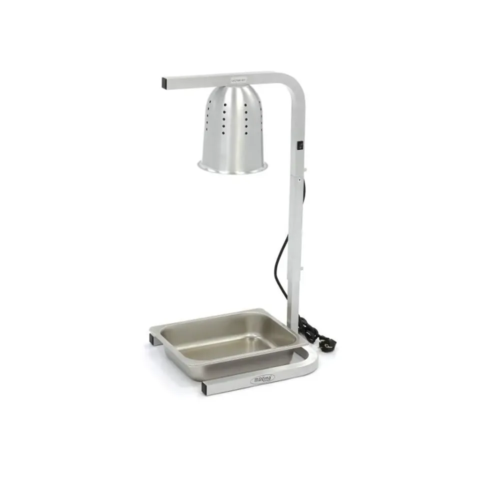 Maxima Lampada Termica Singola 275W con GN 1/1 Alluminio
