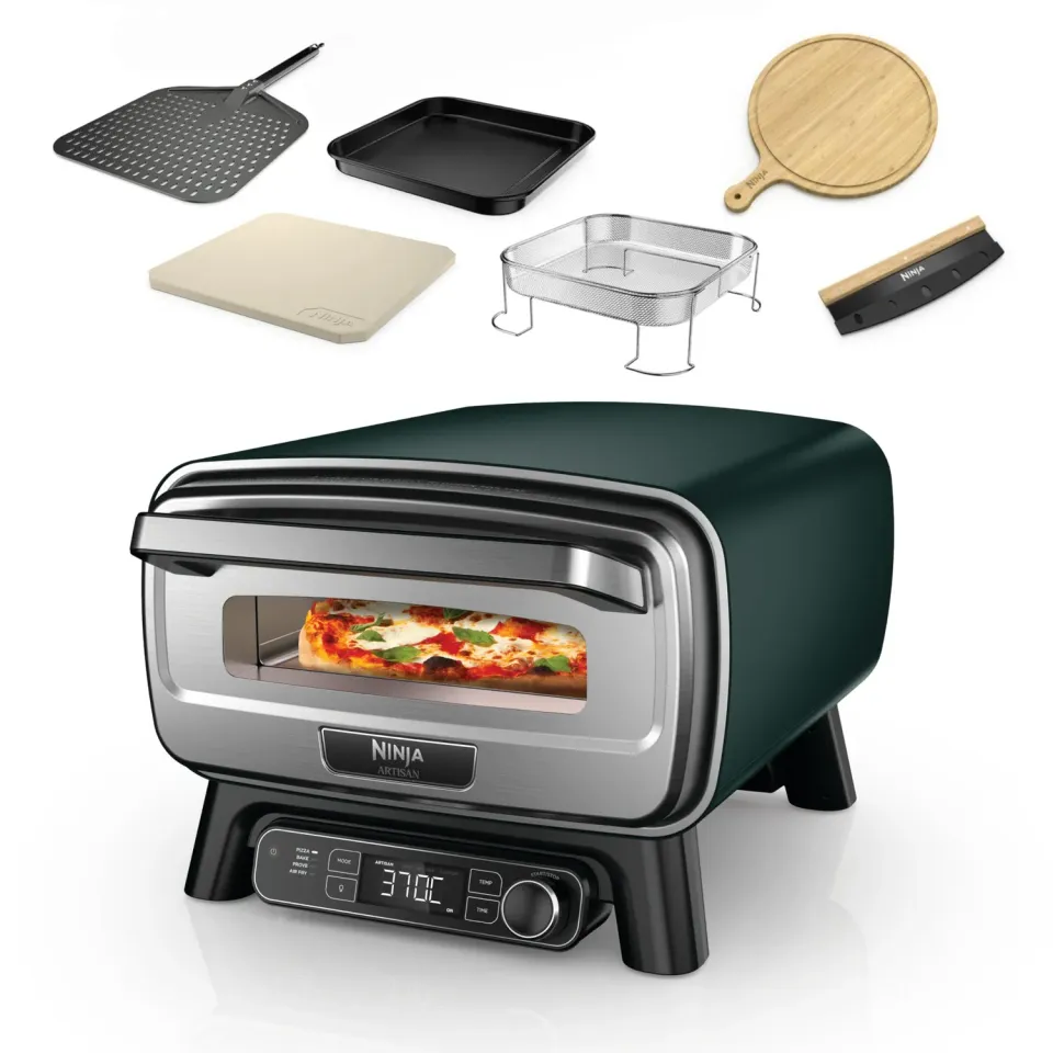 Ninja Artisan forno pizza da esterno verde 30 cm 370°C