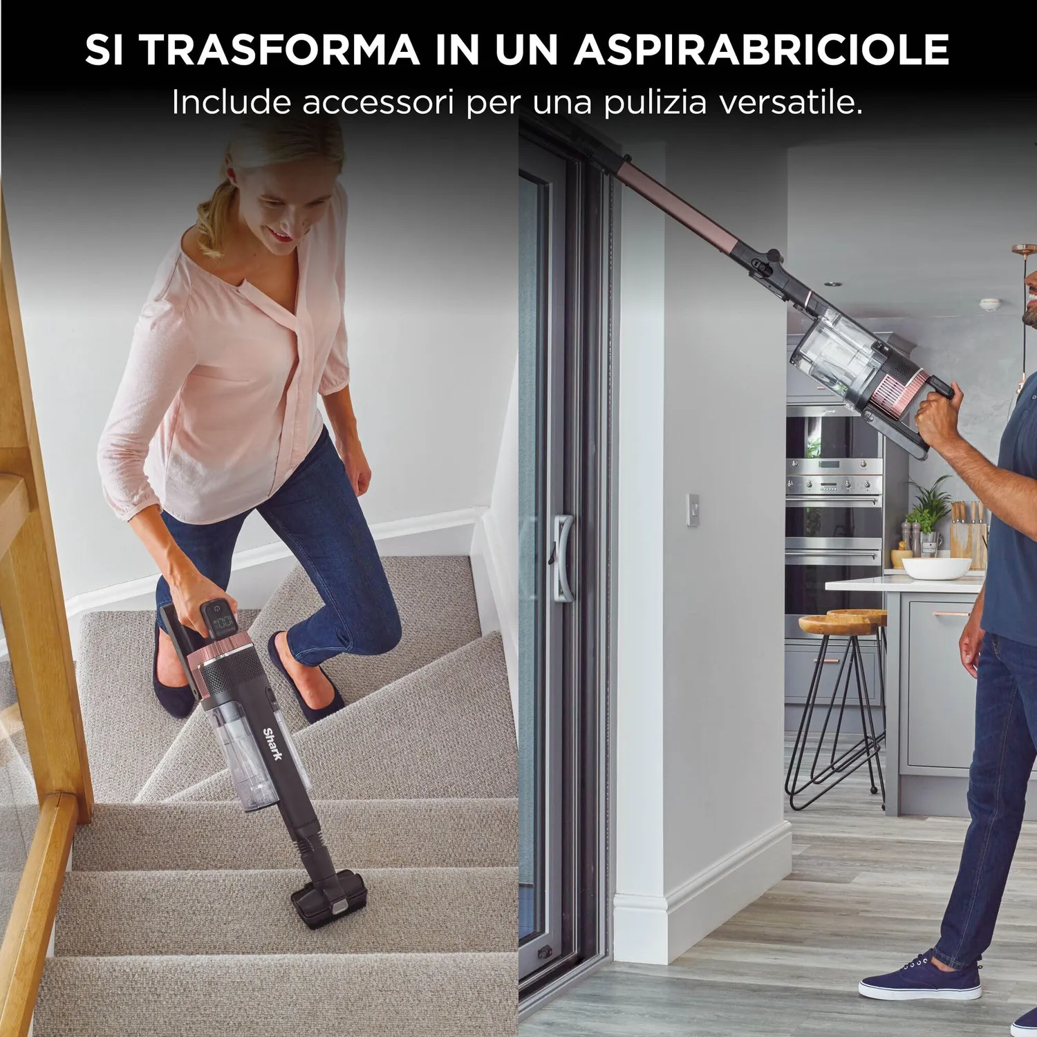 Shark Stratos Aspirapolvere Senza Filo Standard 60 min
