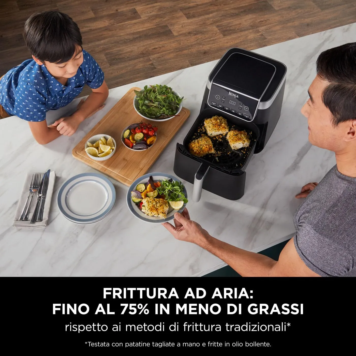 Ninja MAX friggitrice aria 6,2L grigio