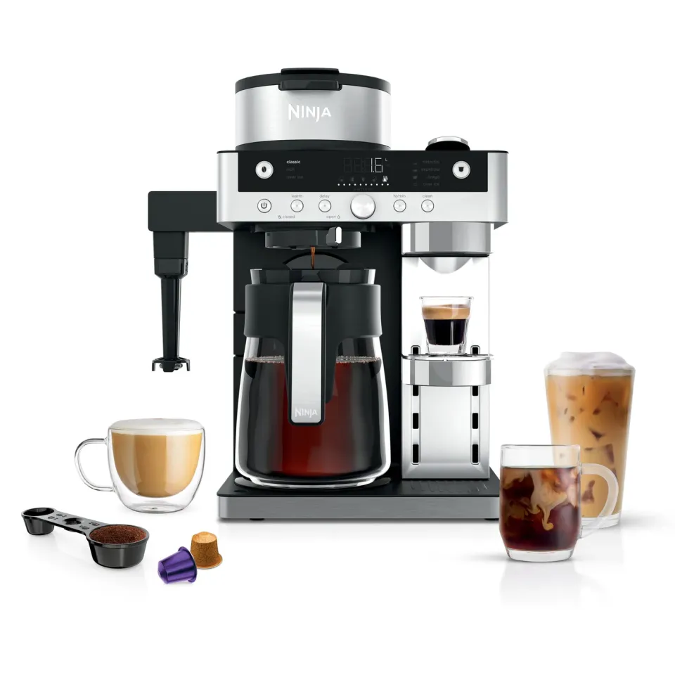 Ninja Prestige DualBrew macchina caffè capsule nero