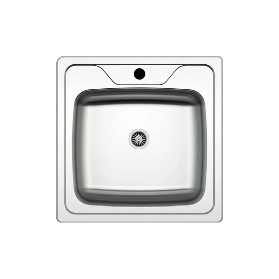 Samet N24435AS lavello incasso 50x50 monovasca inox