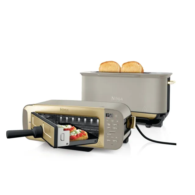 Ninja Foodi ST202EUSTGD Tostapane Grill 3 in 1 Pietra Oro