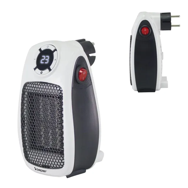 Beper P203TER350 Termoventilatore Ceramico 500W LED Timer