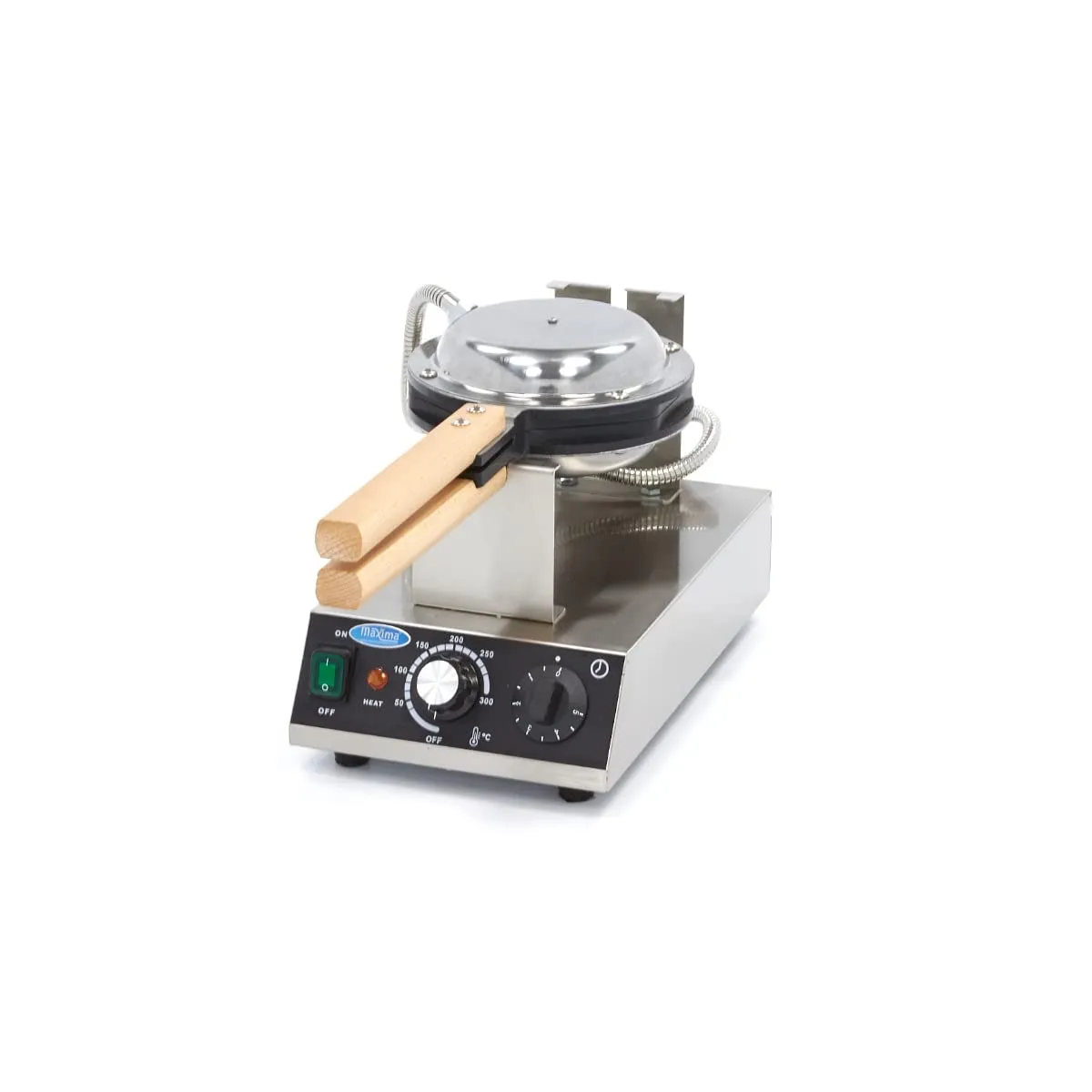 Maxima Macchina Bubble Waffle Ghisa 1400W antiaderente