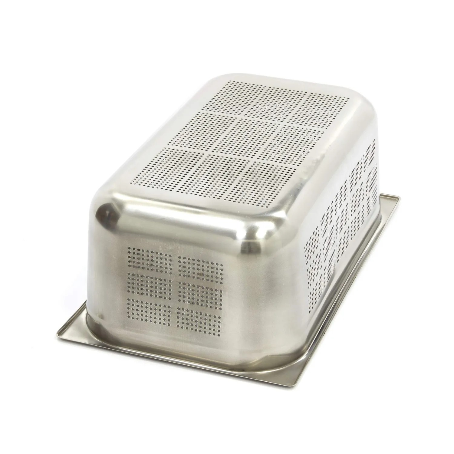 Maxima Contenitore GN 1/1 Forato Inox H 200 mm 27 L