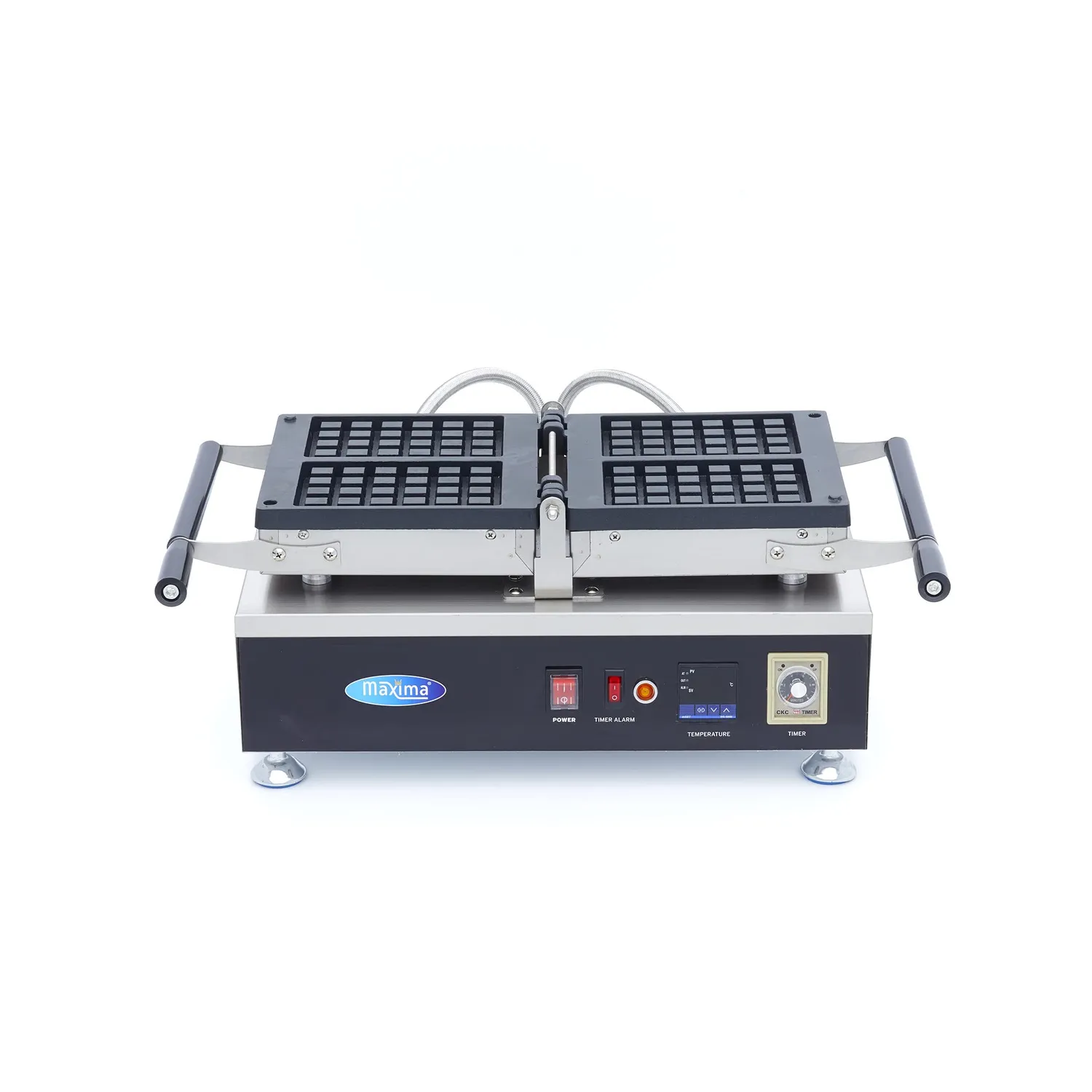 Maxima Classic Belga 2 Pezzi Piastra Waffle Digitale Girevole