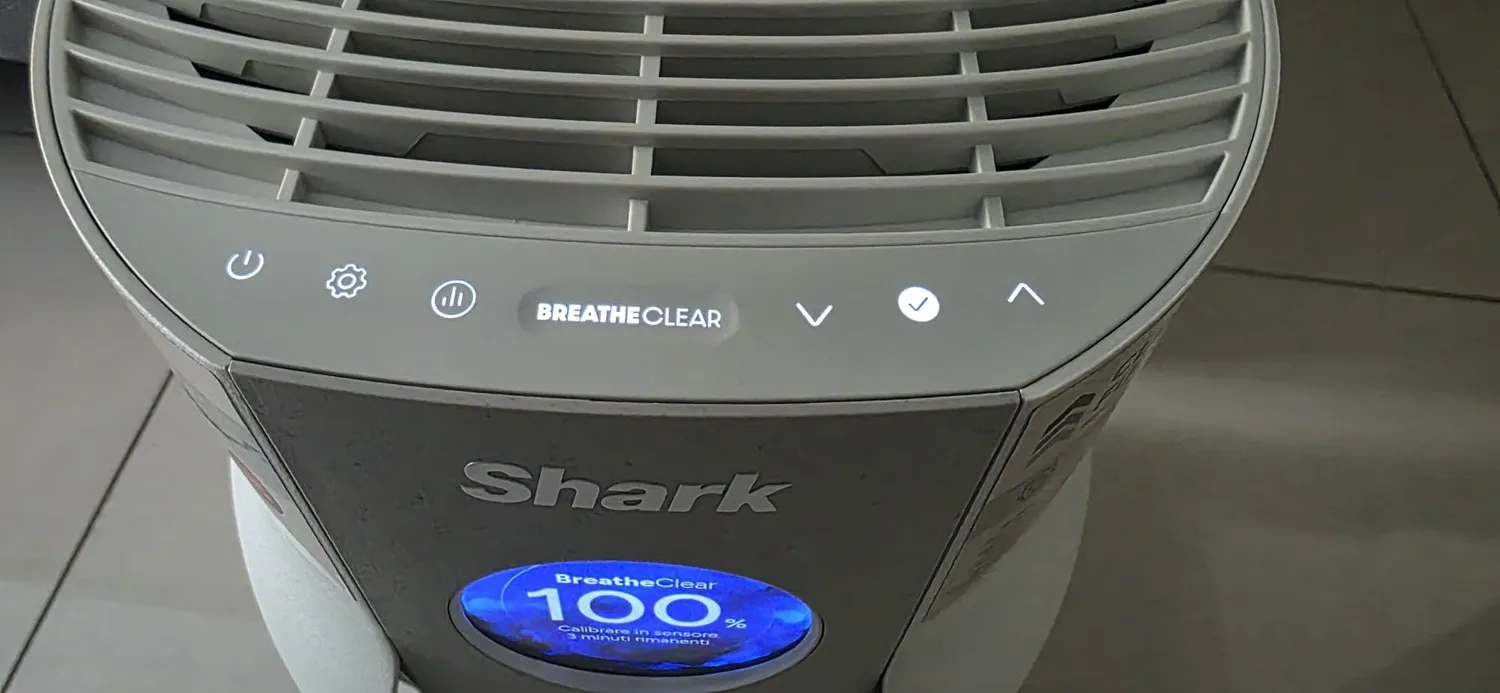 Shark BreatheClear HP162EU purificatore aria HEPA tortora
