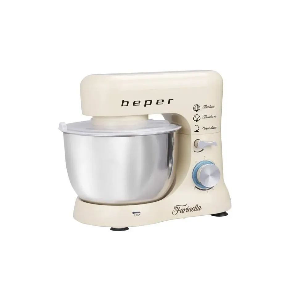 Beper BP.200 Impastatrice Planetaria 4,5L 1000W 8 Velocità