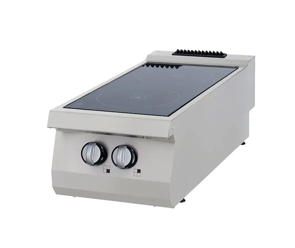 Pizza Maxima Heavy Duty piano cottura infrarossi doppio 70 cm elettrico