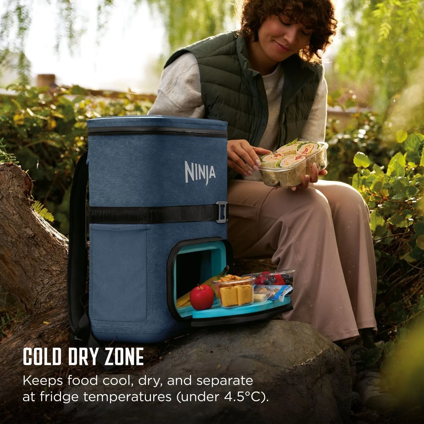 Ninja FrostVault Go FF124EUUKNV zaino frigo 17L navy