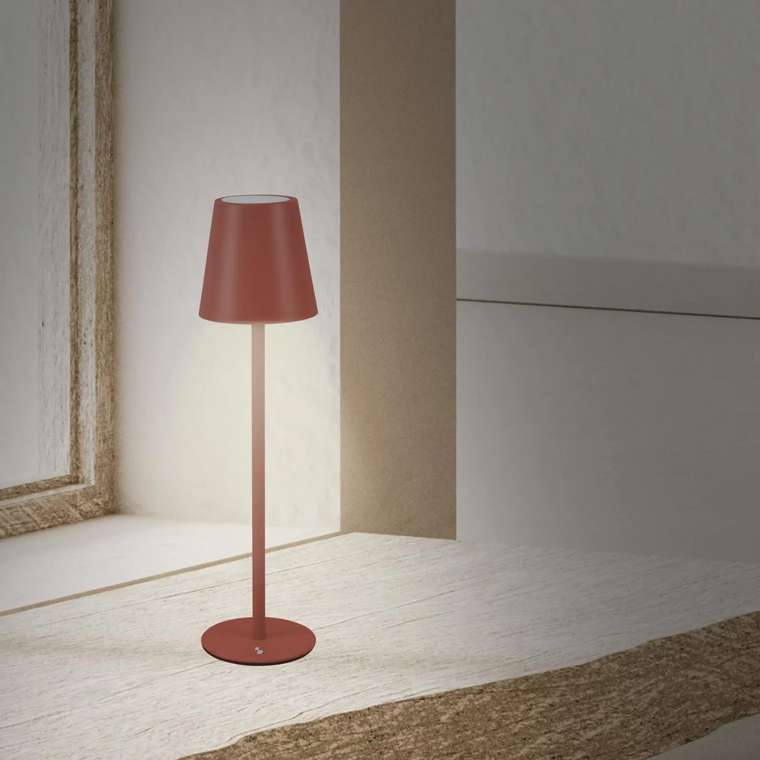 Beper P207ILI204 lampada da tavolo terracotta dimmerabile