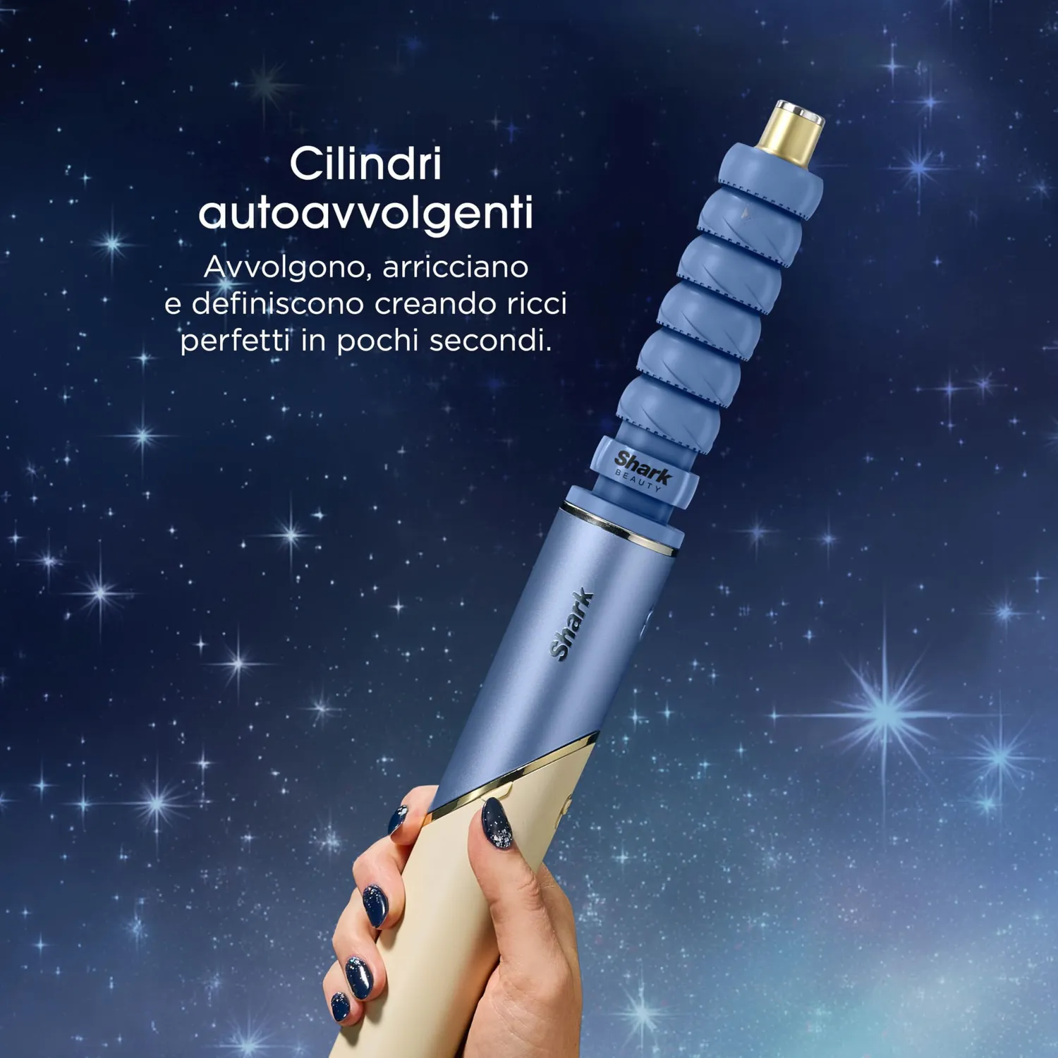 Shark Glam FlexStyle Styler 4 in 1 Azzurro