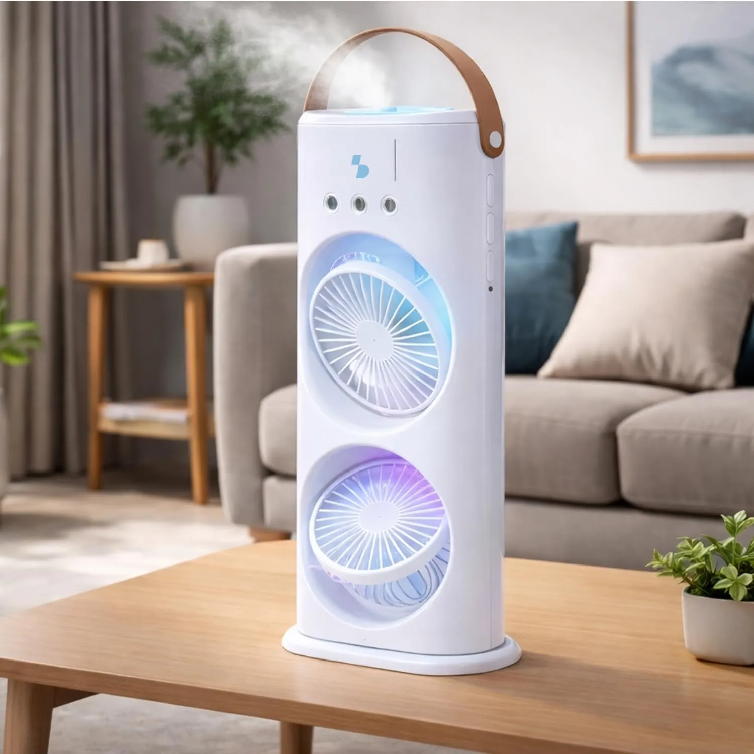 Beper P206VEN445 ventilatore tavolo nebulizzatore USB-C