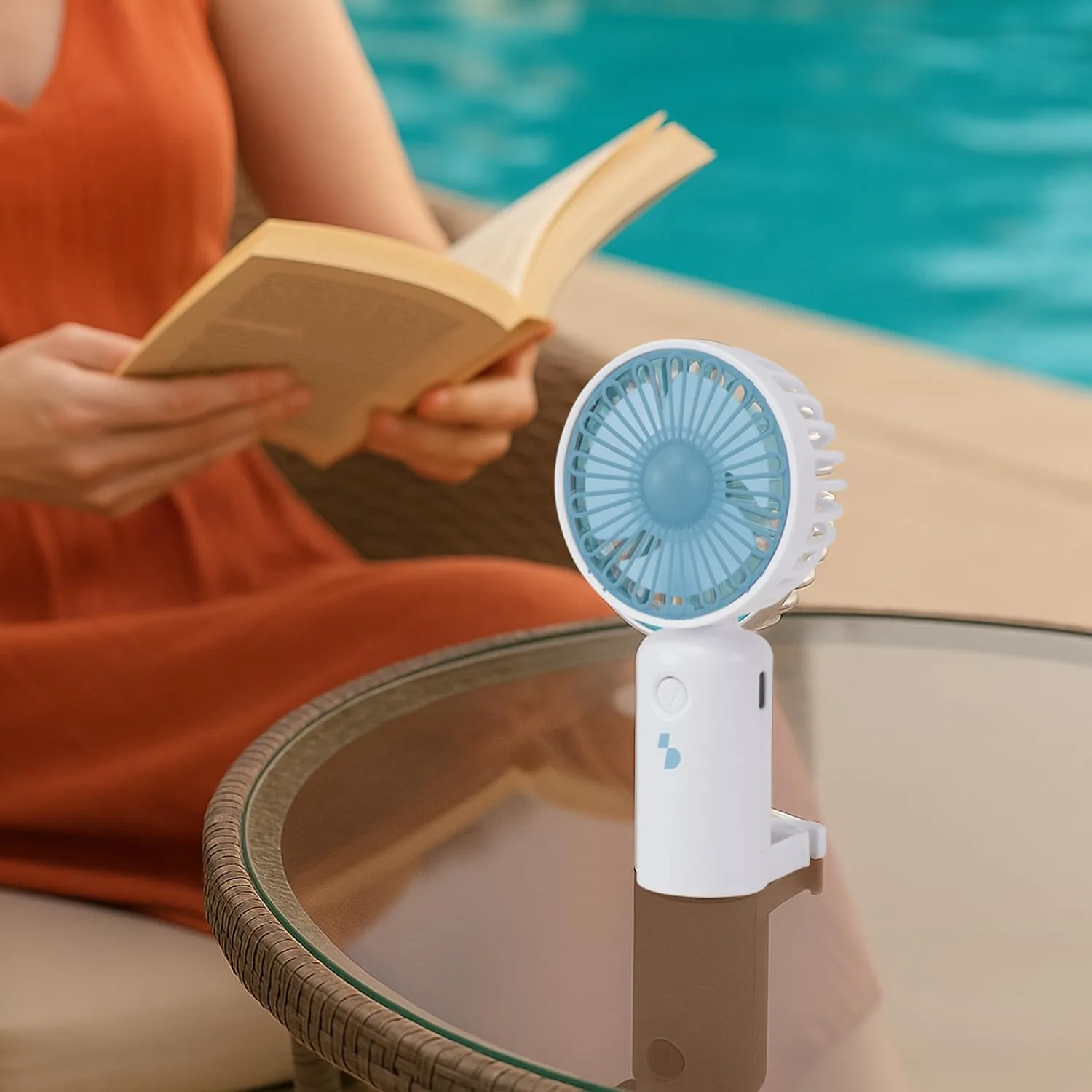 Beper P206VEN402 mini ventilatore portatile USB-C 3 velocità