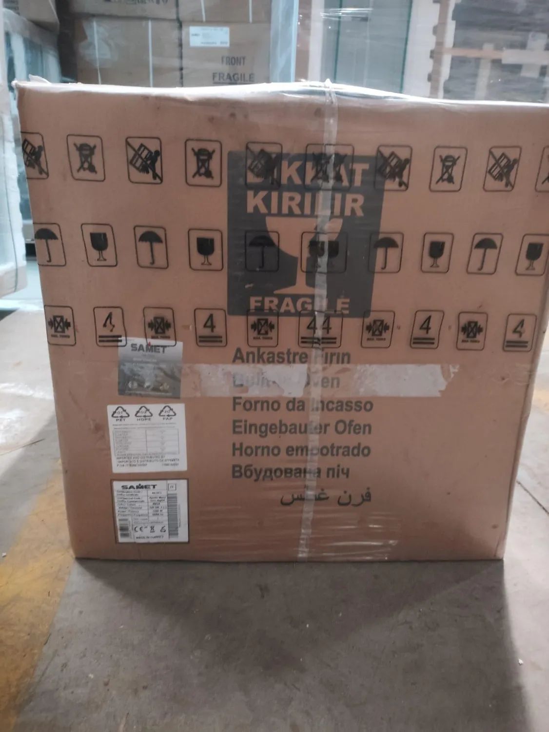 Samet Apollo forno da incasso 90 cm 100 litri inox