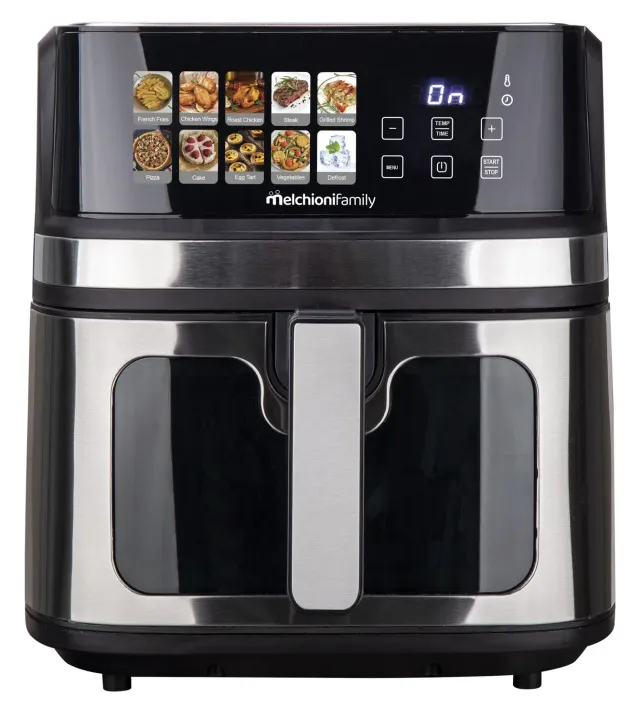 Melchioni Family Gaia Plus friggitrice aria nera 8L 2200W