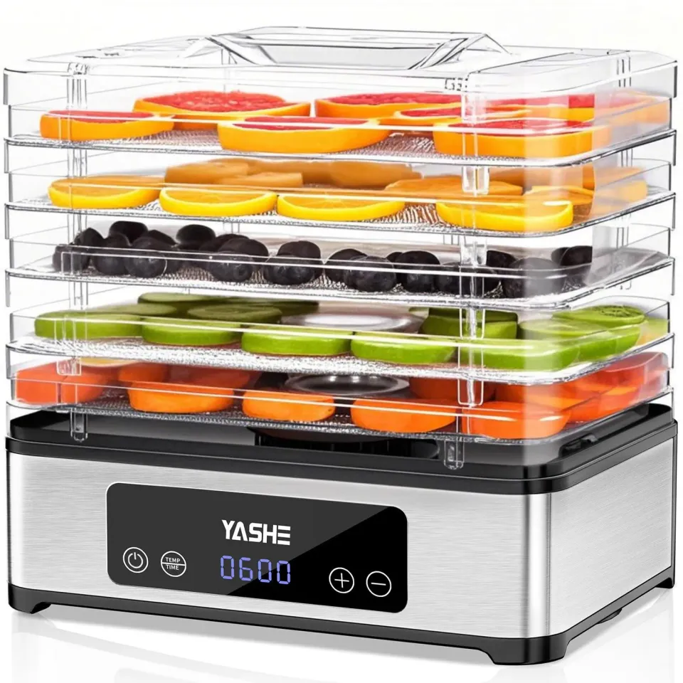 Yashe essiccatore alimentare 5 vassoi acciaio inox 400W