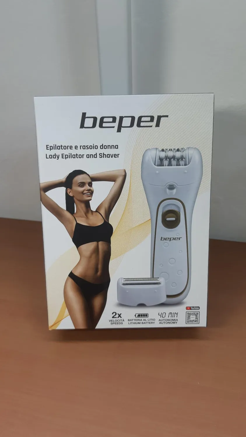 Beper 3BEPI001 Epilatore 2in1 Ricaricabile con Rasoio