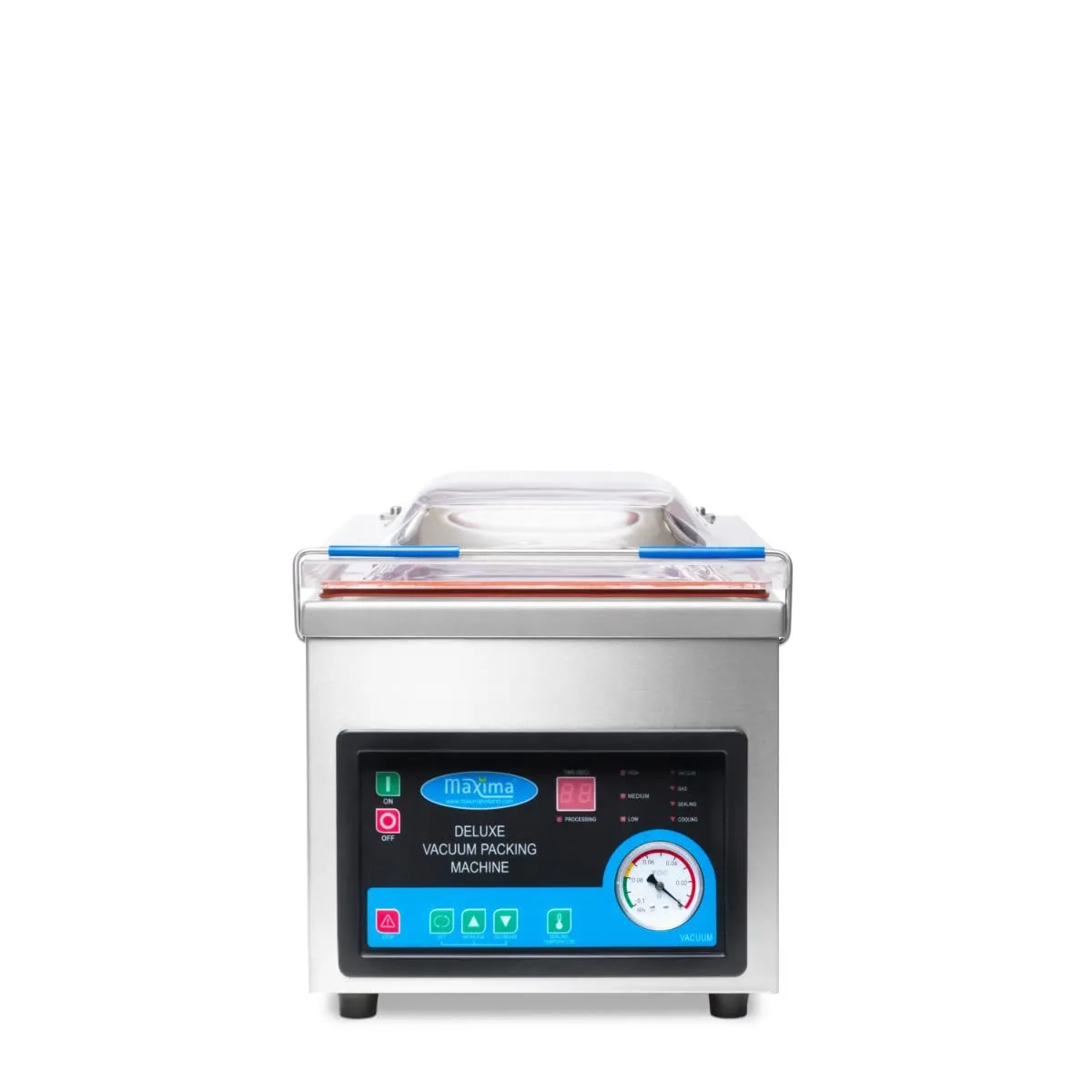 Maxima macchina sottovuoto banco 260 mm 370W inox