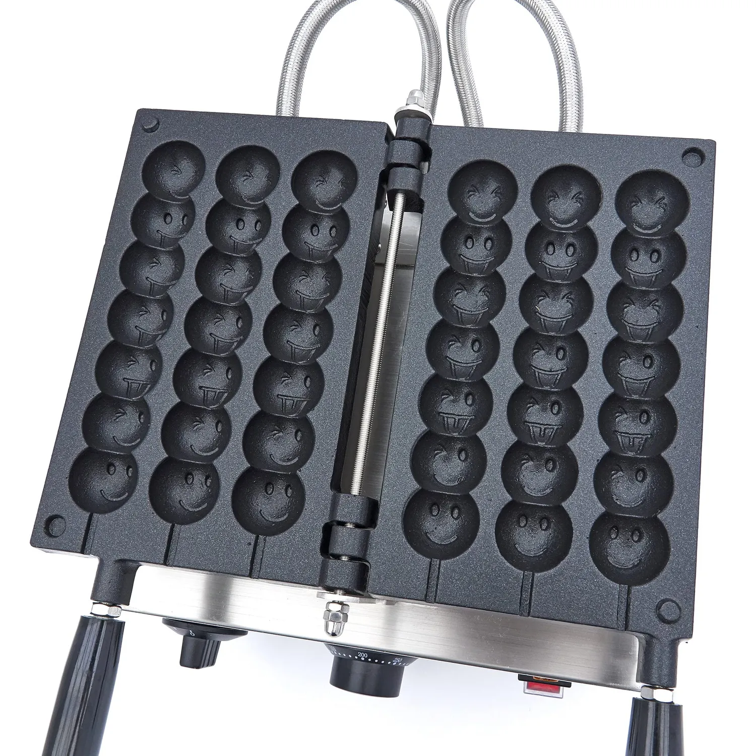 Maxima Emoji 3 Pezzi Piastra Waffle Lecca-Lecca