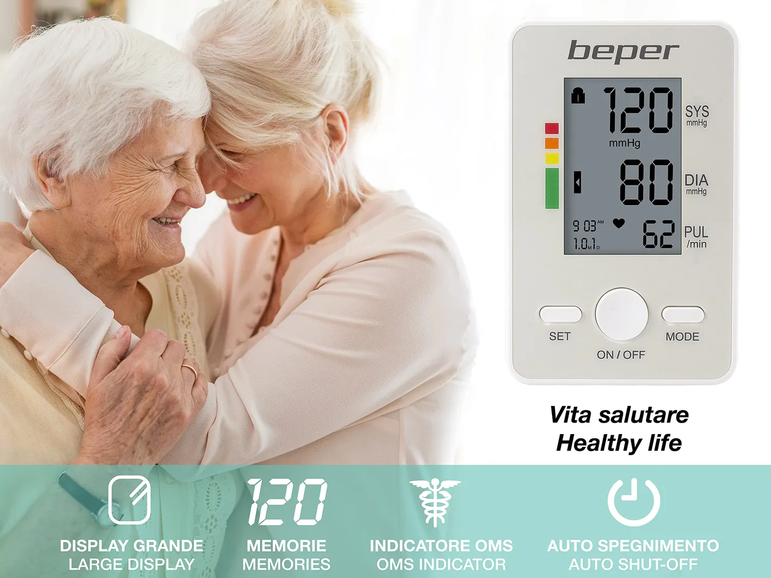 Beper 40.120 Misuratore Pressione Braccio Digitale