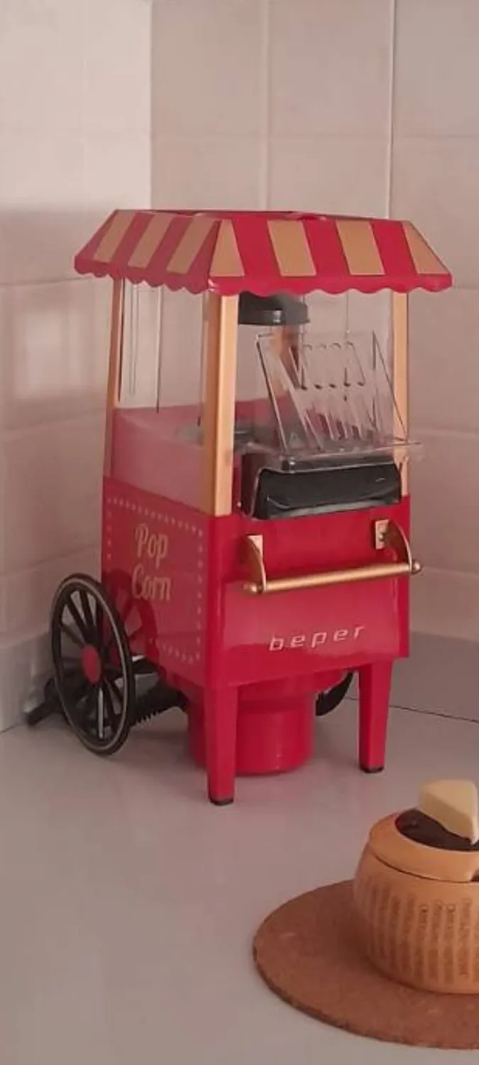 Beper Circus macchina per popcorn rossa ad aria