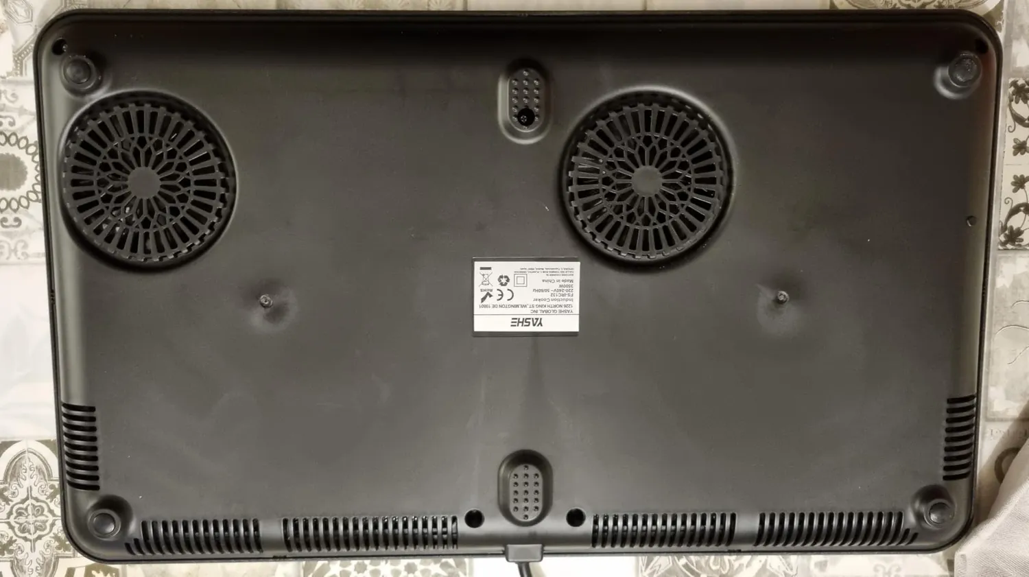 YASHE Piastra Induzione Doppia 3500W 2 Fuochi Touch
