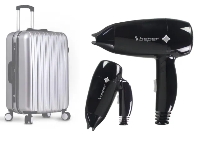 Beper Phon da Viaggio Pieghevole 1200W Nero