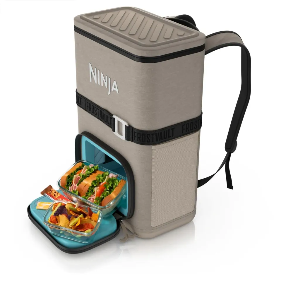Ninja FrostVault Go FF124EUUKCS zaino frigo 17L beige 24 lattine
