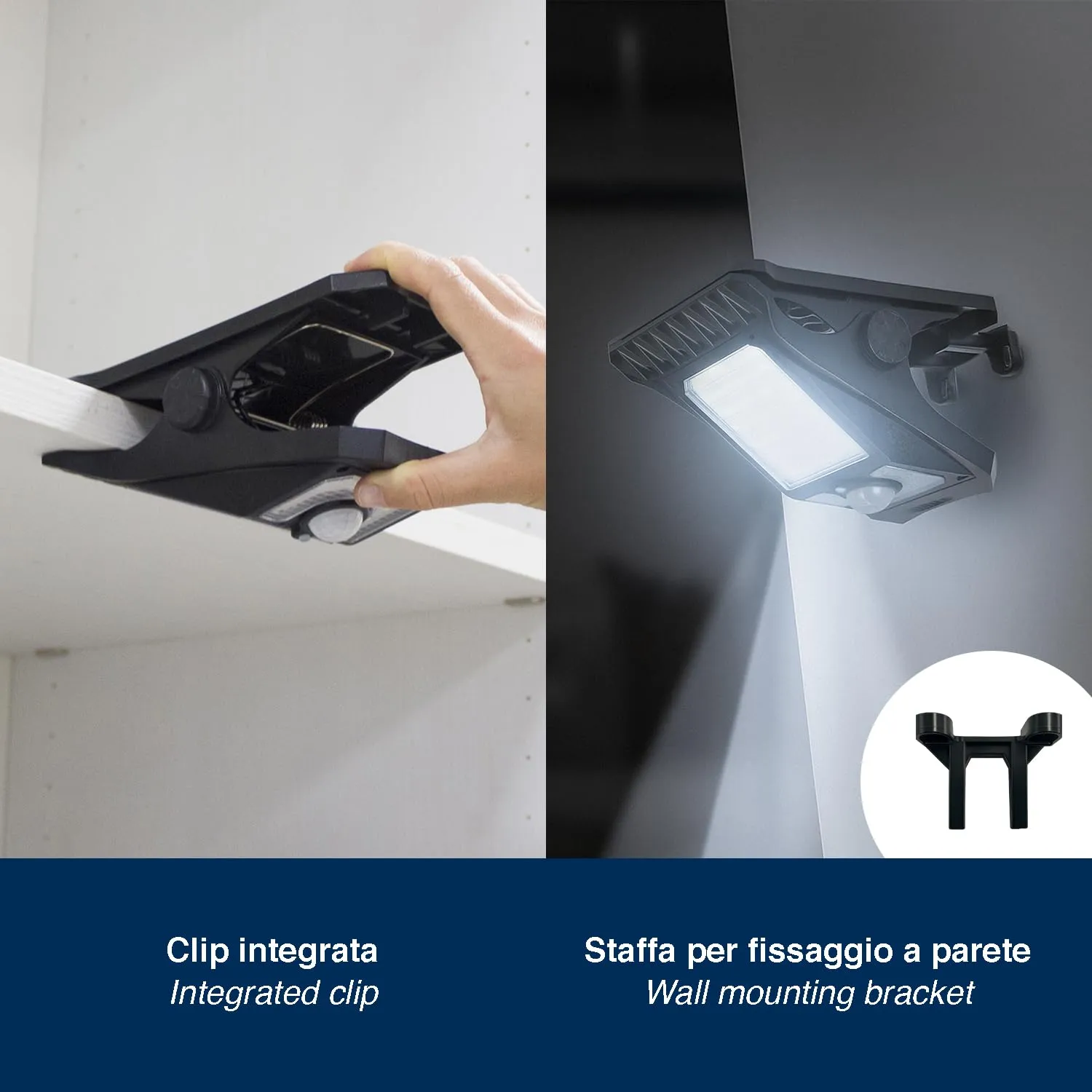 Beper Clipia P207ILO003 lampada solare clip sensore IP65