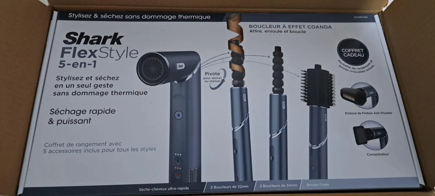 Shark FlexStyle styler 5-in-1 Pietra con diffusore