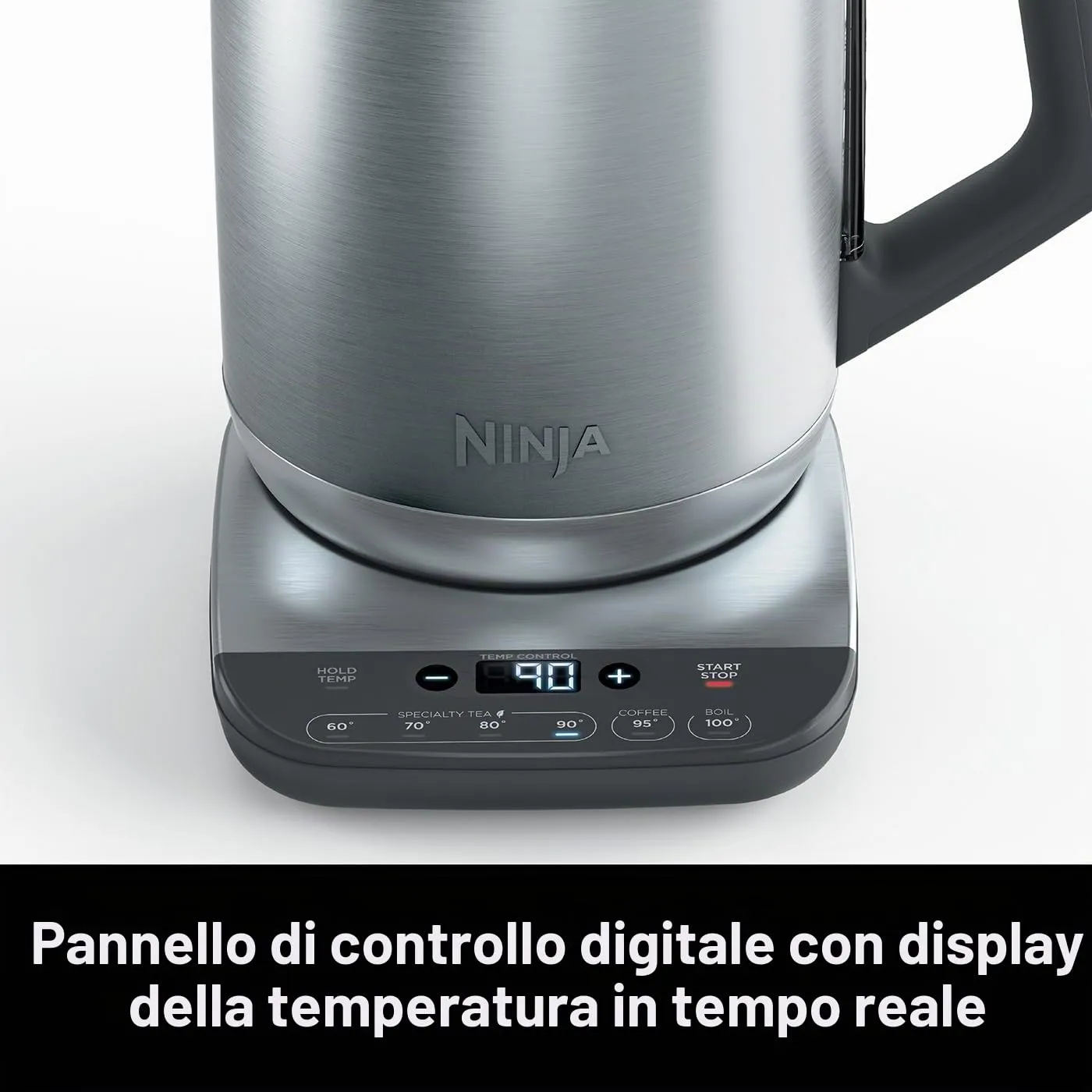 Ninja Bollitore Elettrico 1,7 L Acciaio Temperatura 6 Livelli