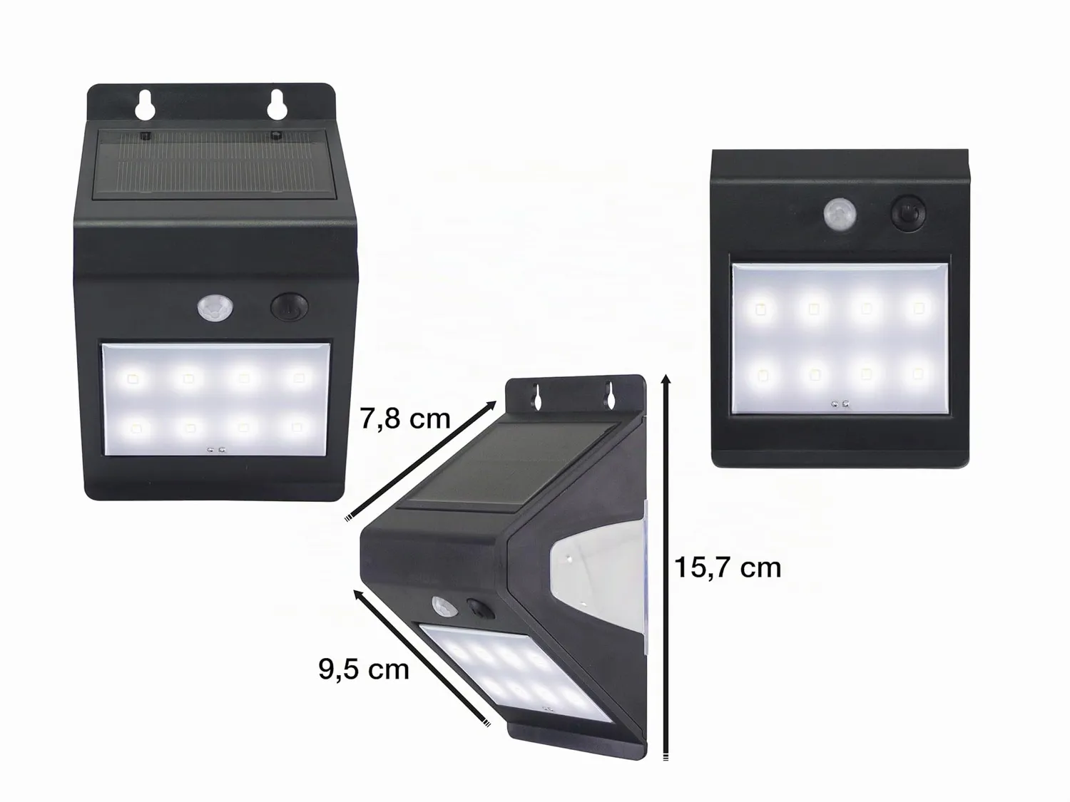 Beper P207ILO070 Lampada Solare Muro LED Sensore