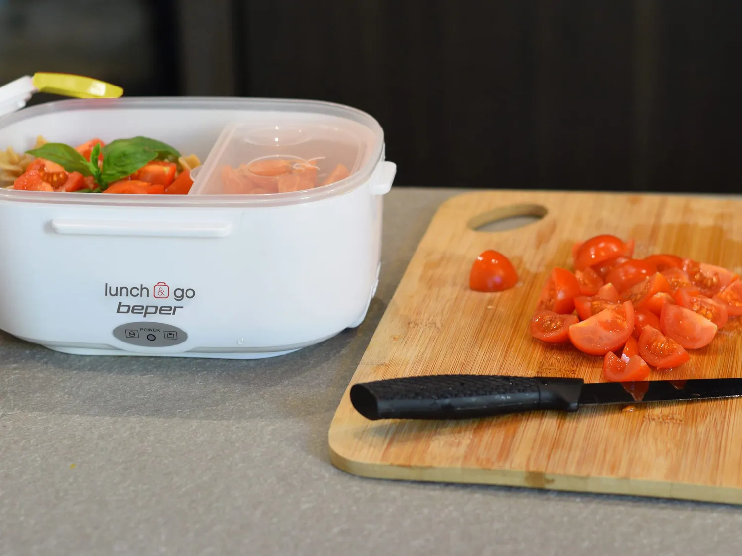 Beper Lunch & Go 90.920G scaldavivande elettrico giallo 2 contenitori
