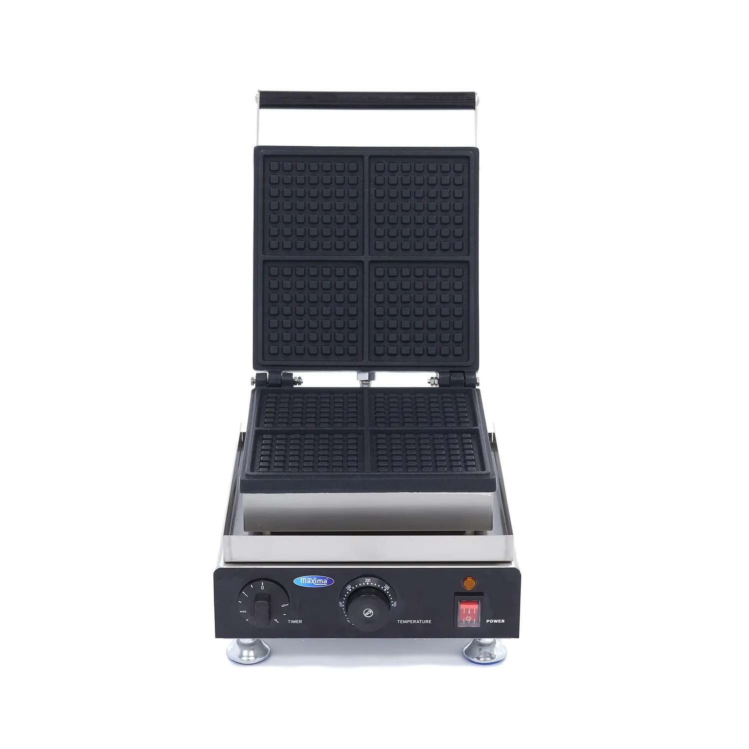 Maxima macchina waffle 4 pezzi mini quadrati antiaderente