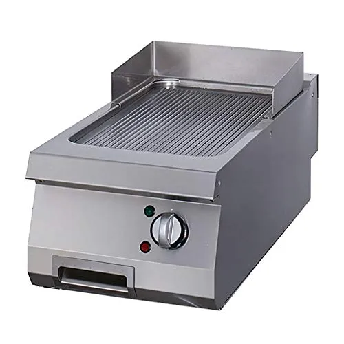 Maxima Heavy Duty piastra elettrica singola cromata 400x700