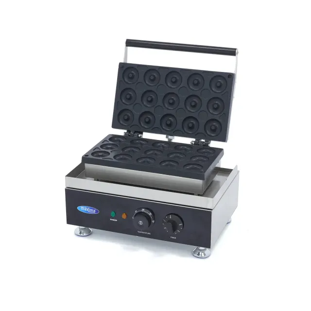 Maxima Macchina Ciambelle 15 Mini Ø 5 cm con Timer