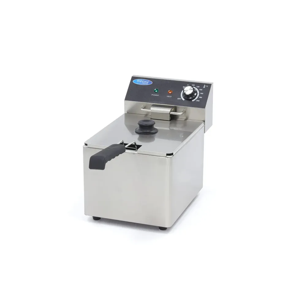 Maxima Gastro friggitrice singola 8 L 1 cestino 1,4 kg