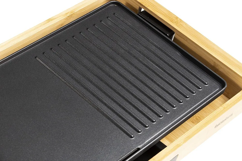 Melchioni Family Bamboo Grill Bistecchiera Elettrica 1800W